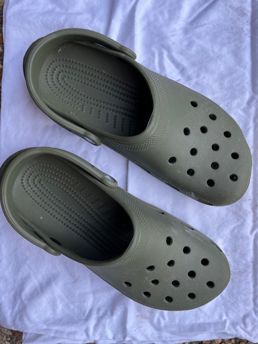 CROCS Olive Green Classic Clog Size 11 men’s